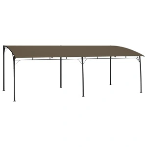 Градинска тента сенник, 6x3x2,55 м, таупе
