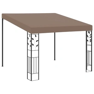 Шатра за стенен монтаж, 3x3x2,5 м, таупе