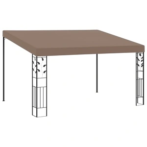Шатра за стенен монтаж, 4x3x2,5 м, таупе