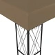 Шатра, 3x4 м, таупе, текстил