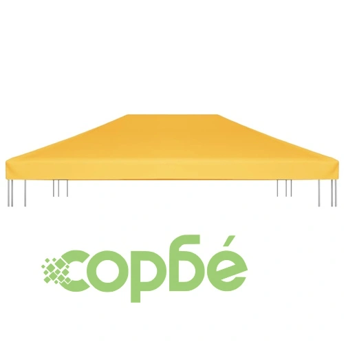 Покрив за шатра, 270 г/м², 4x3 м, жълт на топ цена от sorbe.bg Покрив за шатра, 270 г/м², 4x3 м, жълт ➤ топ цена ➤ sorbe.bg