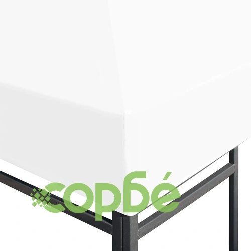 Покрив за шатра, 270 г/м², 4x3 м, бял ➤ топ цена ➤ sorbe.bg