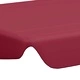 Резервен сенник градинска люлка виненочервен 150/130x105/70 см
