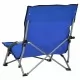 Сгъваеми плажни столове, 2 бр, сини, текстил