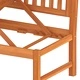 Дневно легло със сиви възглавници 200x60x75 см масивна акация