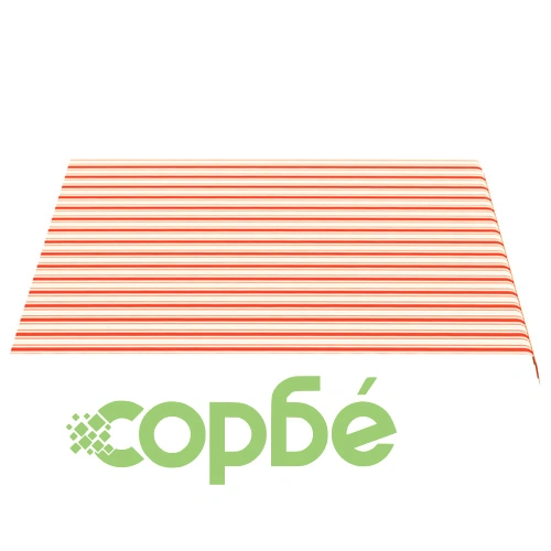 Резервно платнище за тенти, жълто и оранжево, 3х2,5 м ➤ топ цена ➤ sorbe.bg