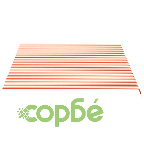 Резервно платнище за тенти, жълто и оранжево, 4х3,5 м ➤ топ цена ➤ sorbe.bg