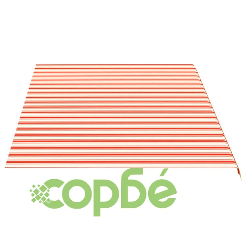 Резервно платнище за тенти, жълто и оранжево, 5x3 м ➤ топ цена ➤ sorbe.bg
