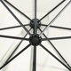 Конзолен градински чадър с прът и LED светлини, пясъчен, 250 см