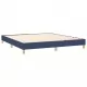 Боксспринг рамка за легло синя 180x200 см плат
