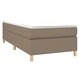 Рамка за легло без матрак, таупе, 90x200 см, плат