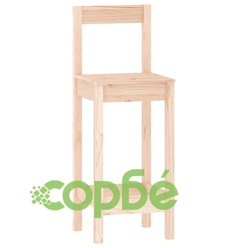 Бар комплект от 3 части, масивна борова дървесина ➤ топ цена ➤ sorbe.bg