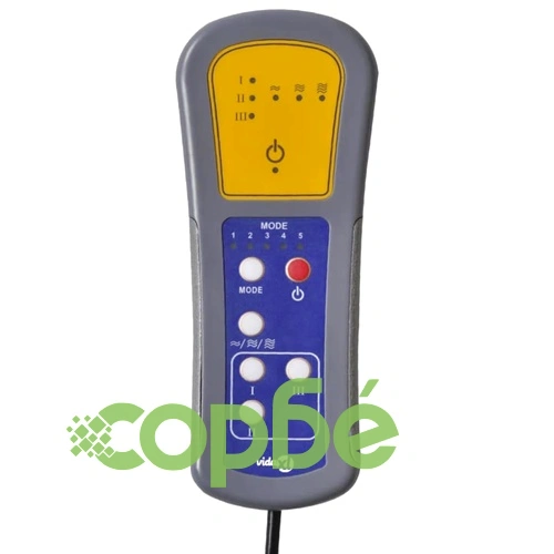 Изправящ масажен стол, светлозелено, кадифе ➤ топ цена ➤ sorbe.bg