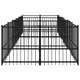 Дворна клетка за кучета, стомана, 11,26 м²