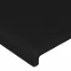 Рамка за легло с табла, черна, 140x200 см, плат