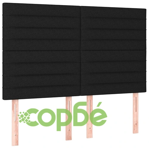 Рамка за легло без матрак, черна, 140x190 см плат ➤ топ цена ➤ sorbe.bg