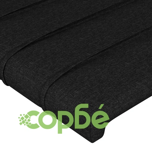 Рамка за легло без матрак, черна, 140x190 см плат ➤ топ цена ➤ sorbe.bg