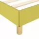 Рамка за легло с табла, зелена, 140x200 см, плат