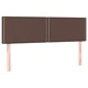 Боксспринг легло с матрак, кафяво, 140x190 см, изкуствена кожа
