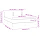 Боксспринг легло с матрак, кафяво, 140x190 см, изкуствена кожа