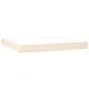 Боксспринг легло с матрак, кремава, 160x200 см, плат