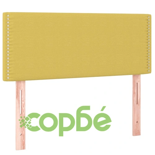 Боксспринг легло с матрак, зелена, 80x200 см, плат ➤ топ цена ➤ sorbe.bg