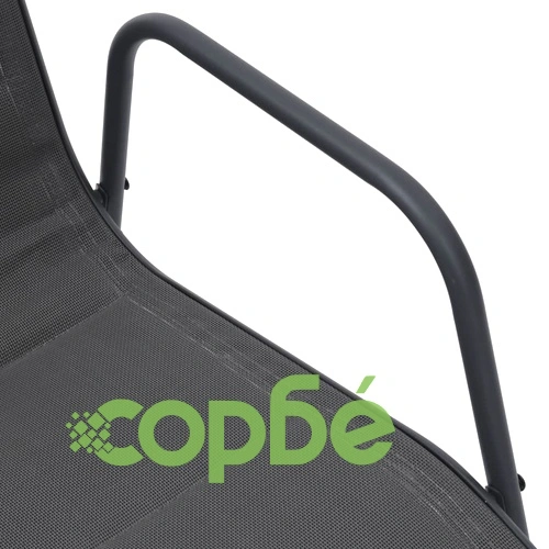 Стифиращи градински столове 6 бр стомана и Textilene антрацит ➤ топ цена ➤ sorbe.bg