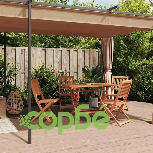 313900 Gazebo with Curtains 6x3 m Taupe Steel (not for individual sales / blocked all in blockcades) на топ цена от sorbe.bg 313900 Gazebo with Curtains 6x3 m Taupe Steel (not for individual sales / blocked all in blockcades) ➤ топ цена ➤ sorbe.bg