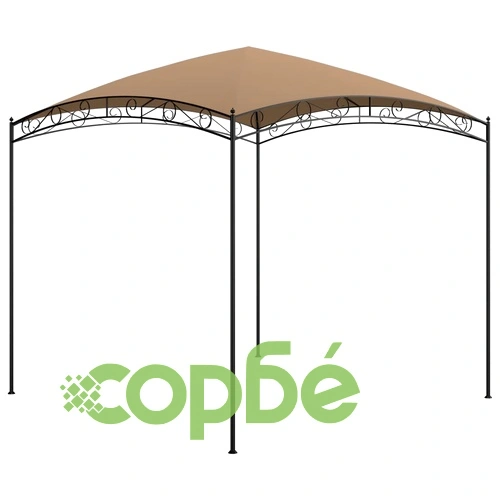 Шатра, 3x3x2,65 м, таупе, 180 г/м² ➤ топ цена ➤ sorbe.bg