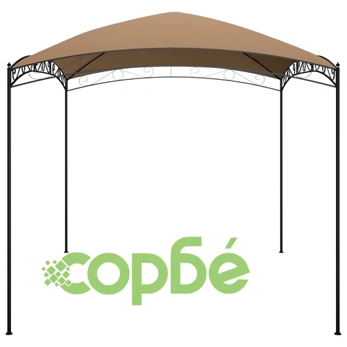 Шатра, 3x4x2,65 м, таупе, 180 г/м² ➤ топ цена ➤ sorbe.bg