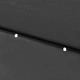 Градински чадър с LED и стоманен прът, антрацит, 2x3 м