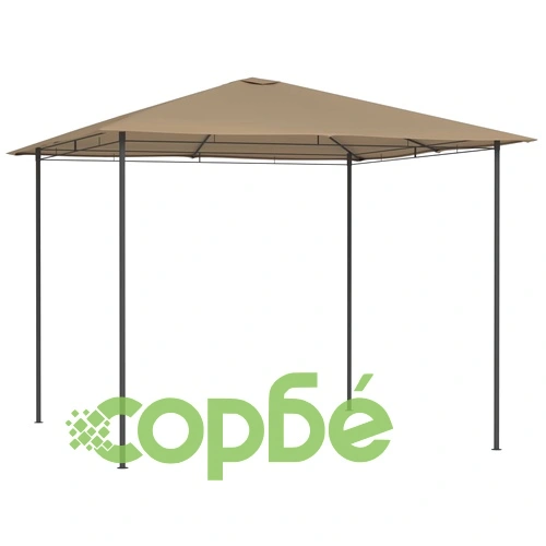 Шатра, 3x3x2,6 м, таупе, 160 г/м² ➤ топ цена ➤ sorbe.bg