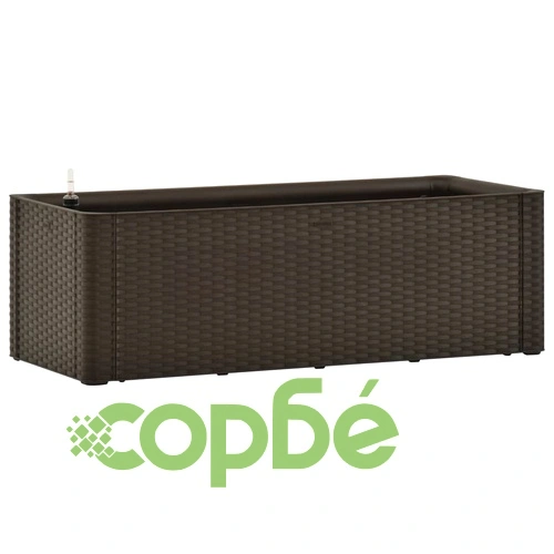 Градинска повдигната леха, самополивна, мока, 100x43x33 см ➤ топ цена ➤ sorbe.bg