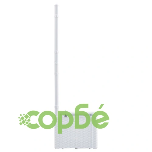 Градинска повдигната леха с решетка, самополивна, бяла ➤ топ цена ➤ sorbe.bg