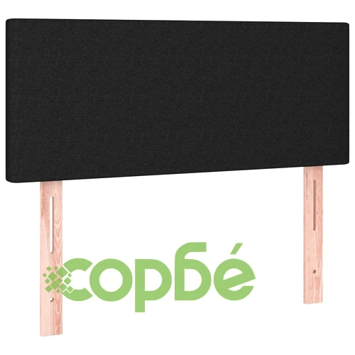 Боксспринг легло с матрак и LED, черно, 100x200 см, плат  ➤ топ цена ➤ sorbe.bg