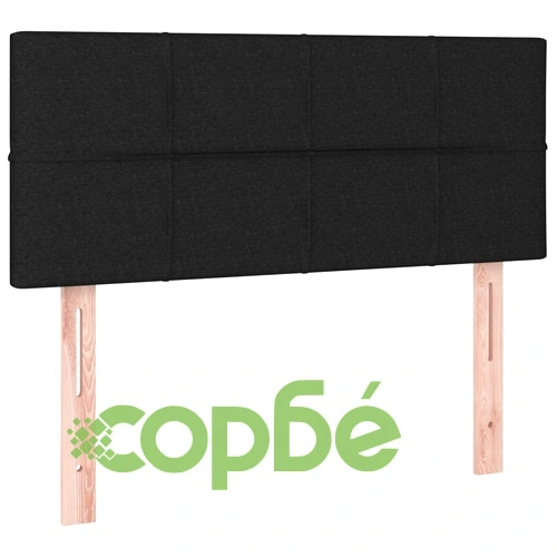 Боксспринг легло с матрак и LED, черно, 80x200 см, плат ➤ топ цена ➤ sorbe.bg