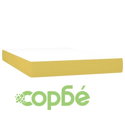 Боксспринг легло с матрак и LED, зелено, 120x200 см, плат ➤ топ цена ➤ sorbe.bg