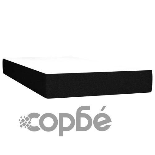 Боксспринг легло с матрак и LED, черно, 80x200 см, плат ➤ топ цена ➤ sorbe.bg