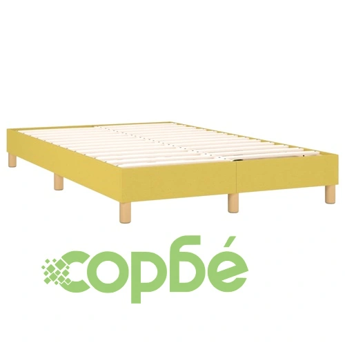 Боксспринг легло с матрак и LED, зелено, 120x200 см, плат ➤ топ цена ➤ sorbe.bg