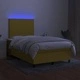 Боксспринг легло с матрак и LED, зелено, 120x200 см, плат