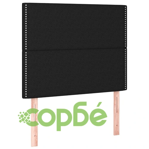 Боксспринг легло с матрак и LED, черно, 80x200 см, плат ➤ топ цена ➤ sorbe.bg