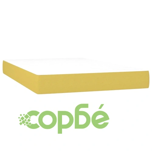 Боксспринг легло с матрак и LED, зелено, 120x200 см, плат ➤ топ цена ➤ sorbe.bg