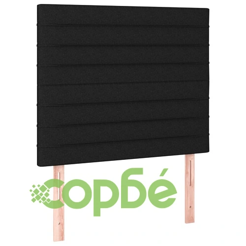 Боксспринг легло с матрак и LED, черно, 120x200 см, плат ➤ топ цена ➤ sorbe.bg