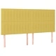 Боксспринг легло с матрак и LED, зелено, 180x200 см, плат