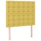 Боксспринг легло с матрак и LED, зелено, 120x200 см, плат