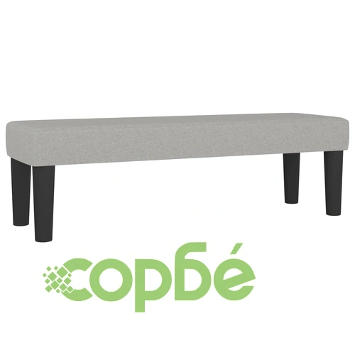 Боксспринг легло с матрак, светлосиво, 140x190 см плат ➤ топ цена ➤ sorbe.bg