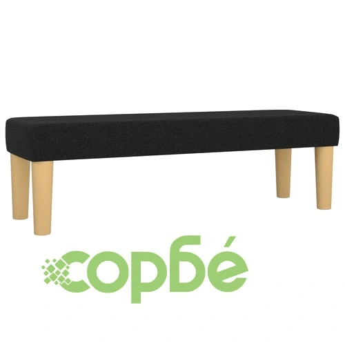Боксспринг легло с матрак, черно, 140x200 см, плат ➤ топ цена ➤ sorbe.bg