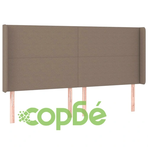 Боксспринг легло с матрак и LED, таупе, 200x200 см, плат ➤ топ цена ➤ sorbe.bg