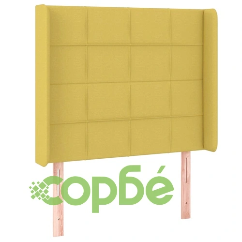 Боксспринг легло с матрак и LED, зелено, 80x200 см, плат ➤ топ цена ➤ sorbe.bg