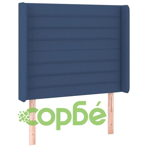 Боксспринг легло с матрак и LED, синя, 90x190 см, плат ➤ топ цена ➤ sorbe.bg